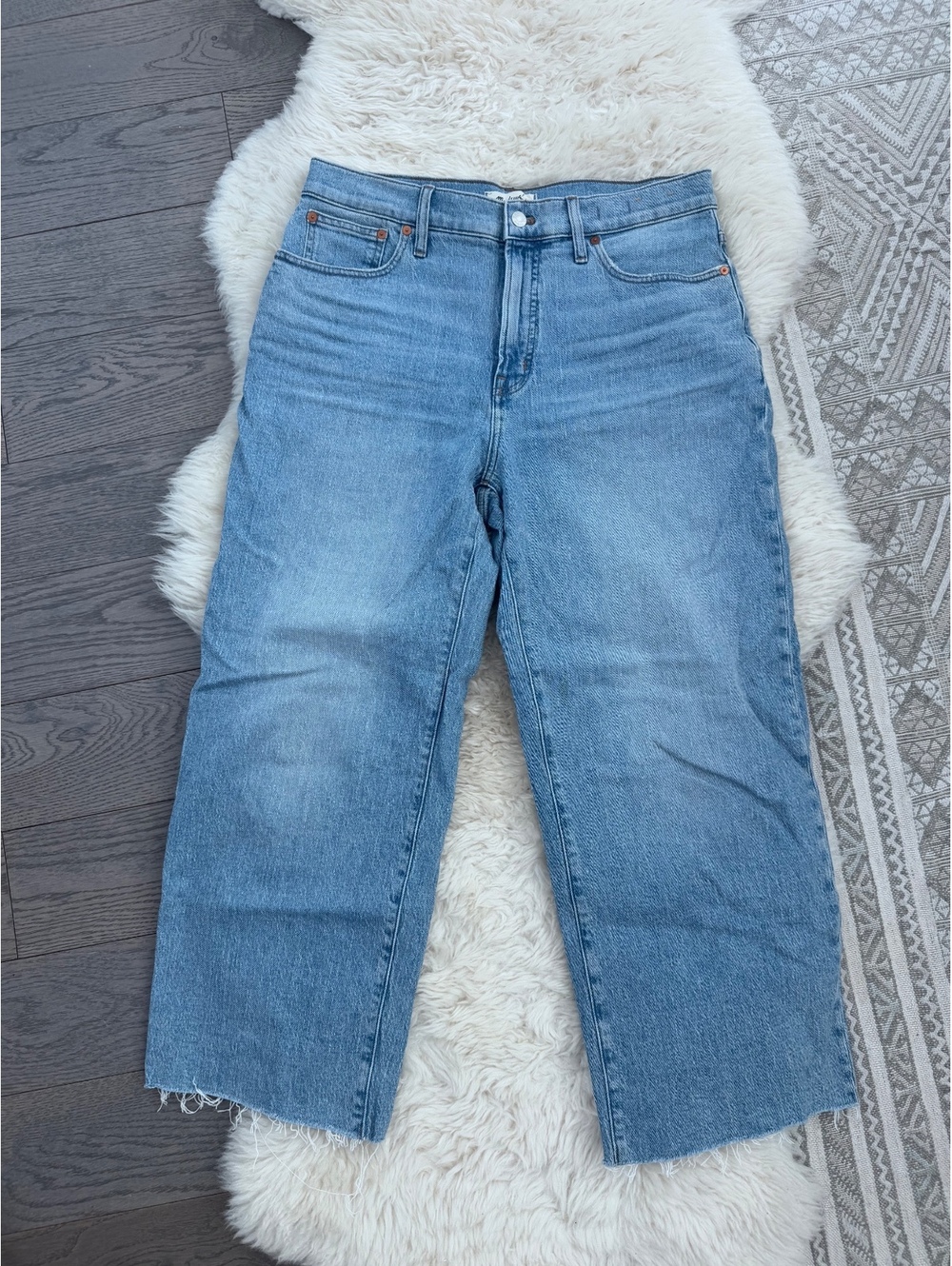 Madewell The Perfect Vintage Wide-Leg Crop Jeans